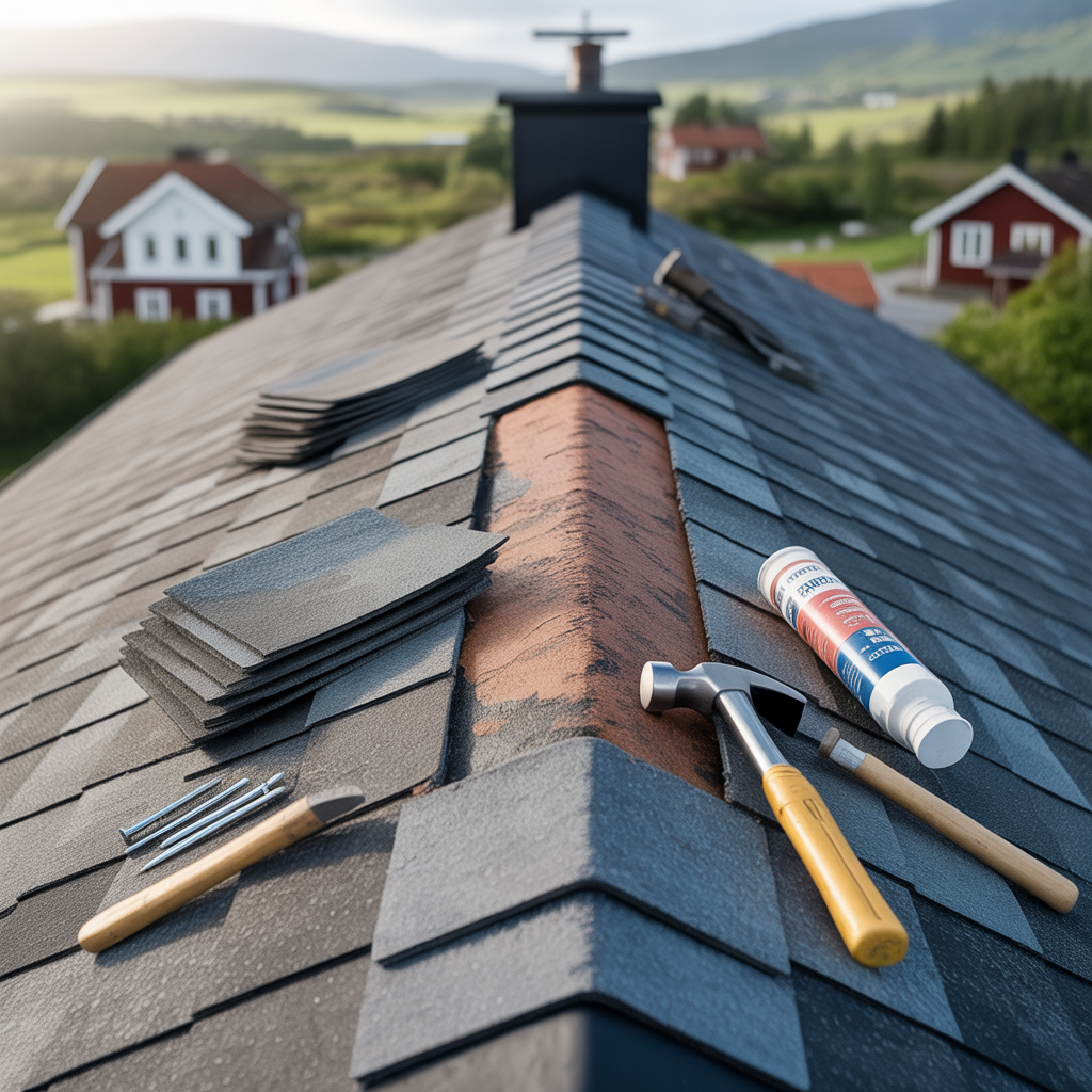 2.Gordetsjalv Enkel reparation av mindre takskador