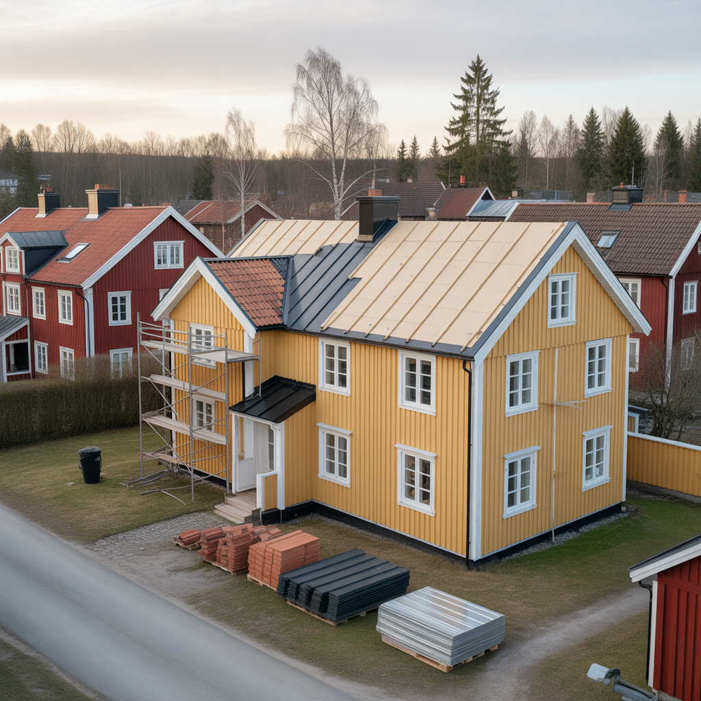 kostnad for takomlaggning rakneexempel och prisfaktorer