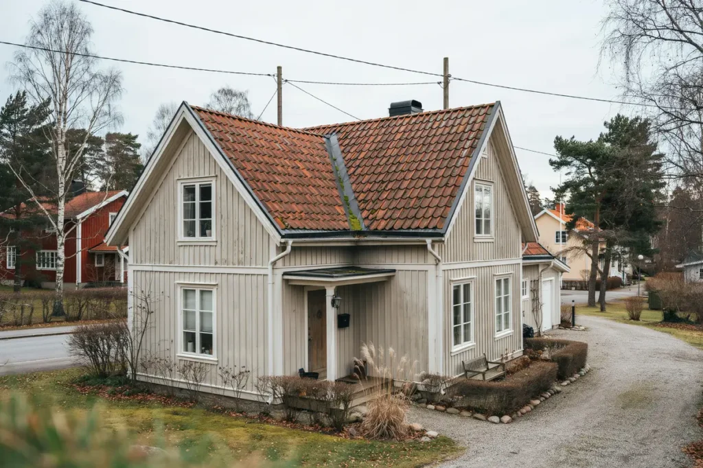 taklutning p villa s p verkar den val av takmaterial livsl ngd och framtida underh ll
